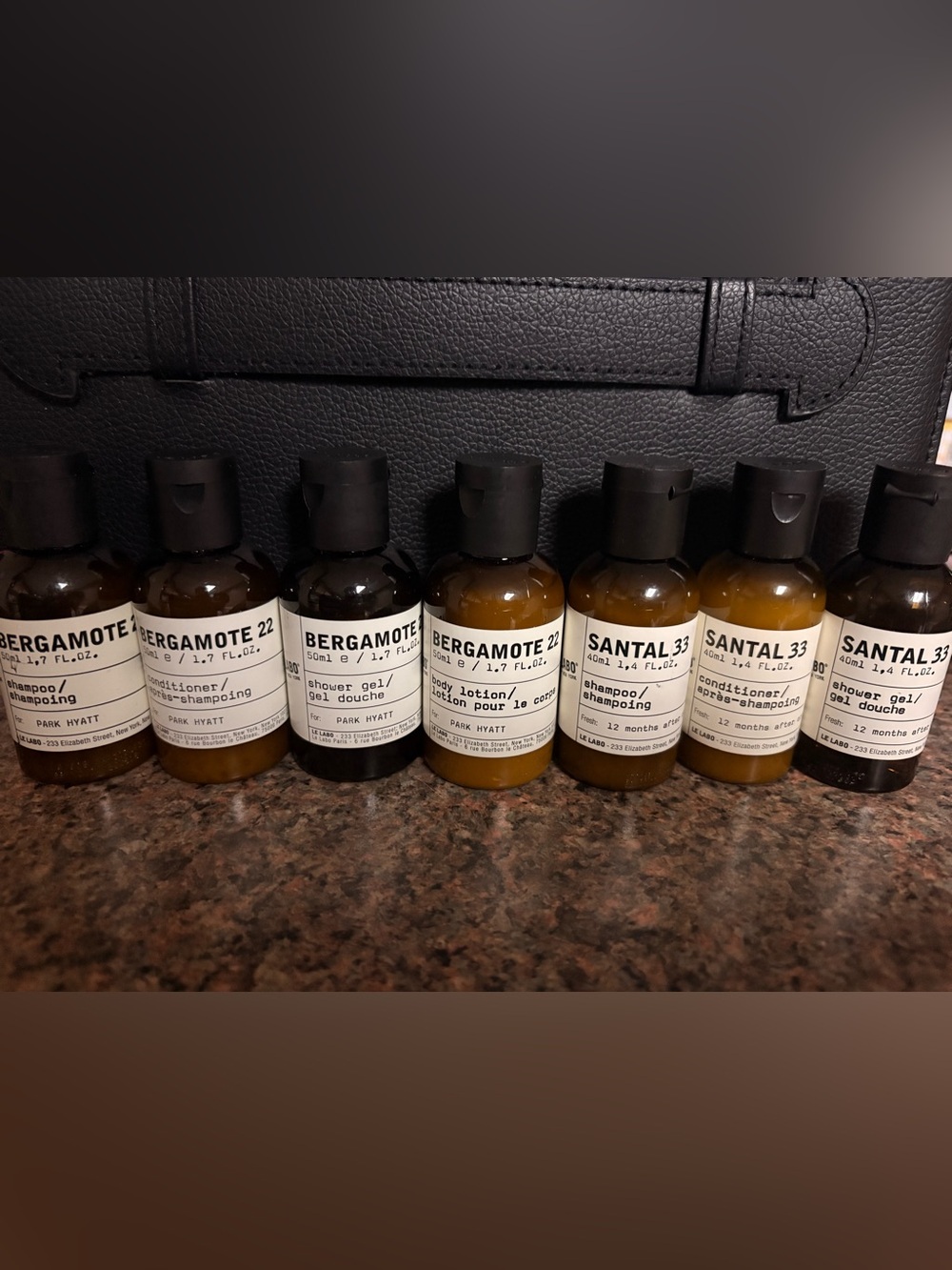 Le Labo Bergamote 22 Amber Travel Bottles